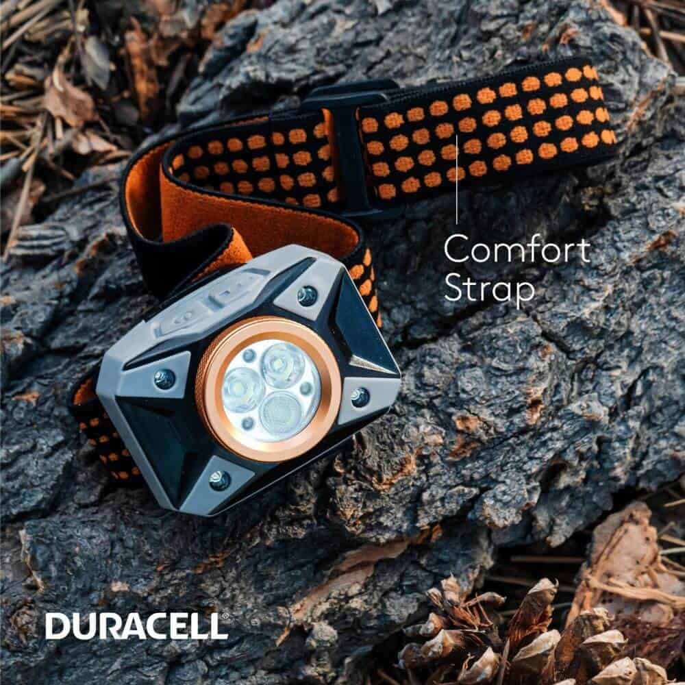 450 Lumen MultiFunction LED Headlamp Duracell Lights